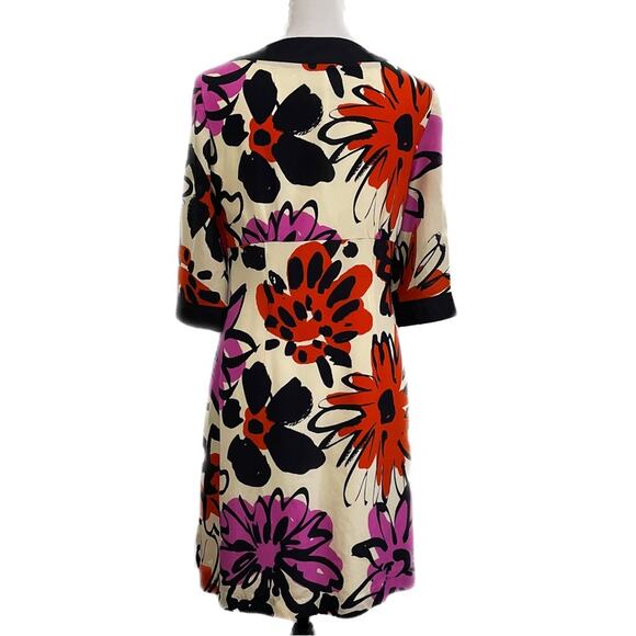 EUC - Democracy Silk Floral Print Dress - Picture 3 of 8